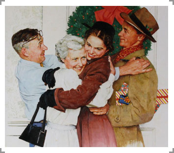 ノーマン・ロックウェル　Home for Christmas