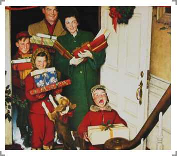 ノーマン・ロックウェル　Merry Christmas, Grandma